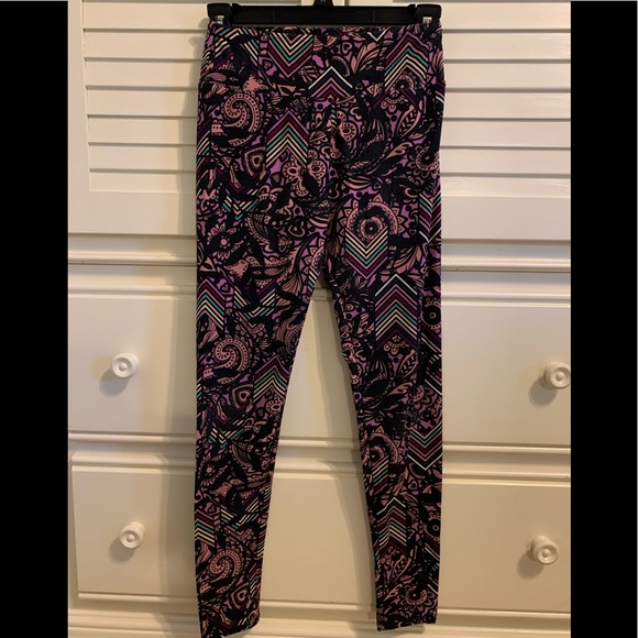 EUC LuLaRoe OS Leggings - Picture 4 of 10